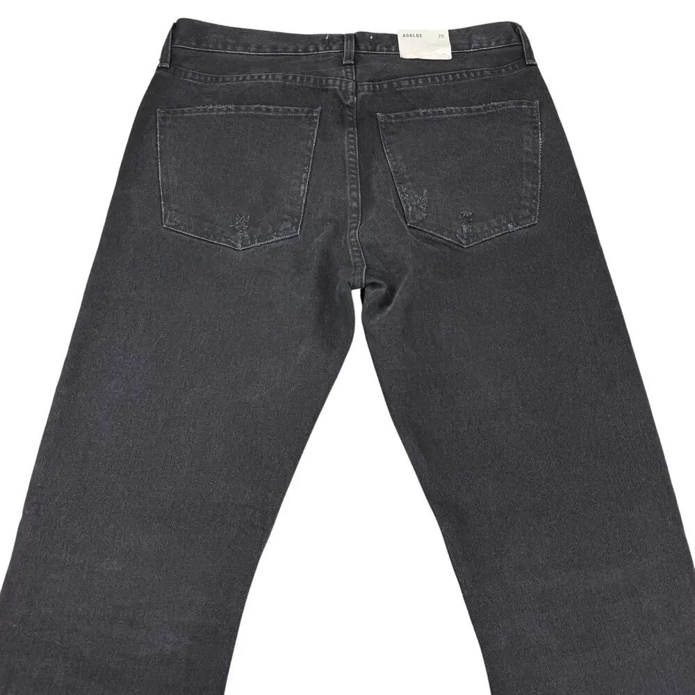 NWT AGOLDE Cherie High Rise Straight Size 29 Distortion - Picture 7 of 8